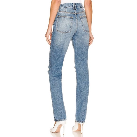 Good American Good '90s Icon Distressed Jean Size 4/27 NWT - Picture 3 of 12